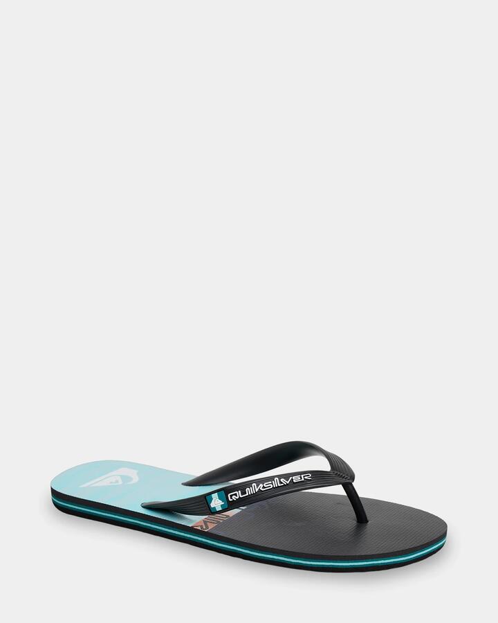 Image of Sandals. Productname: Quiksilver Mens Moncata Thongs Blue/Grey - in Blue/Grey colour by brand - Quiksilver