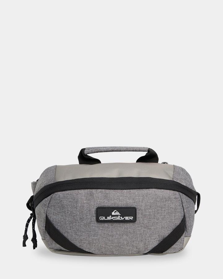 Image of Bags. Productname: Quiksilver Tailblock Bum Bag Heather Grey - in Heather Grey colour by brand - Quiksilver