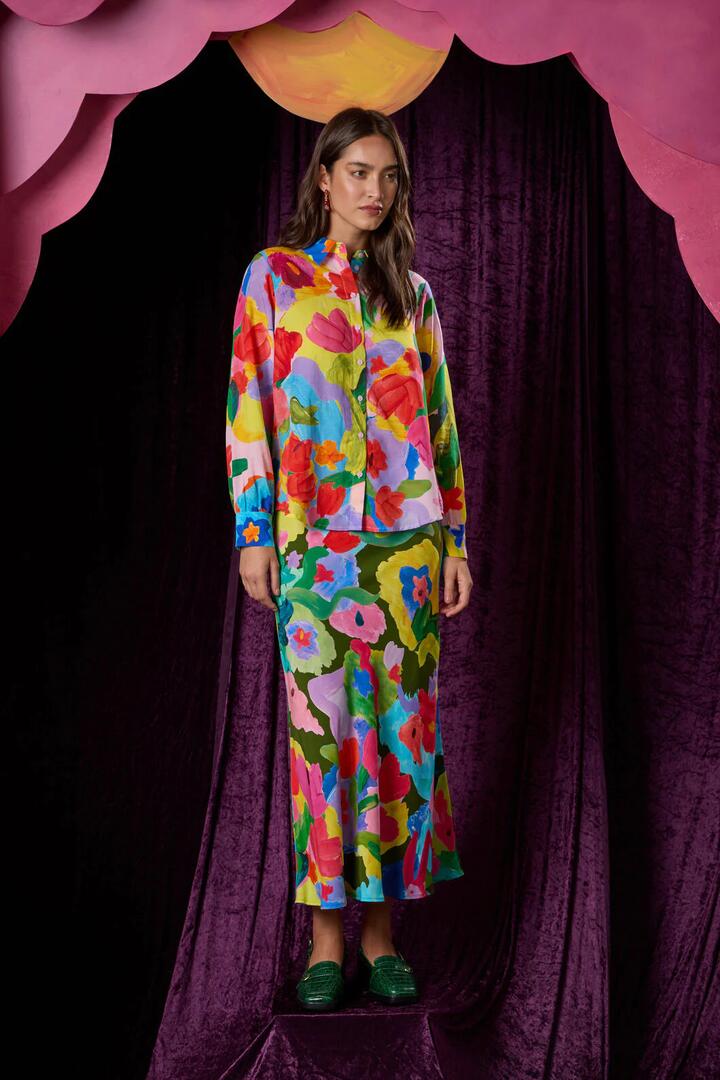 Image of Shirts. Product name - Expressionist Print Shirt in Print colour by brand - Gorman
