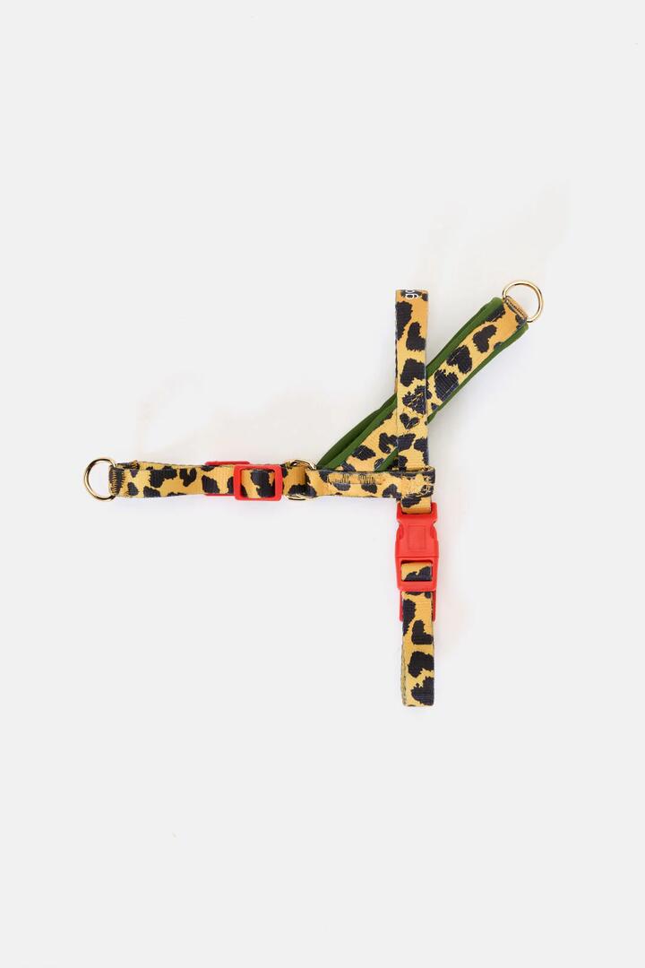 Image of Pet Supplies. Productname: Leopard Dog Harness in Print colour by brand - Gorman
