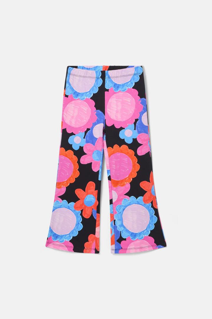 Image of a model wearing Pants. Productname: Daisy Kids Legging in Multi colour by brand - Gorman