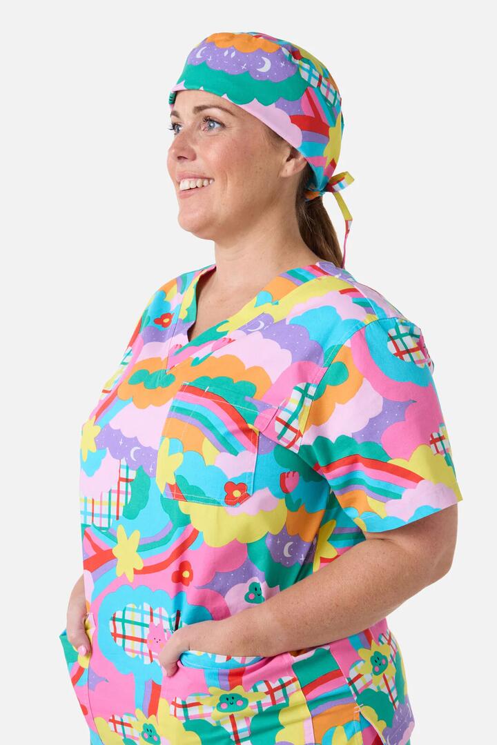 Image of Hats. Productname: Idolize Scrub Hat in Multi colour by brand - Scrubs With Love