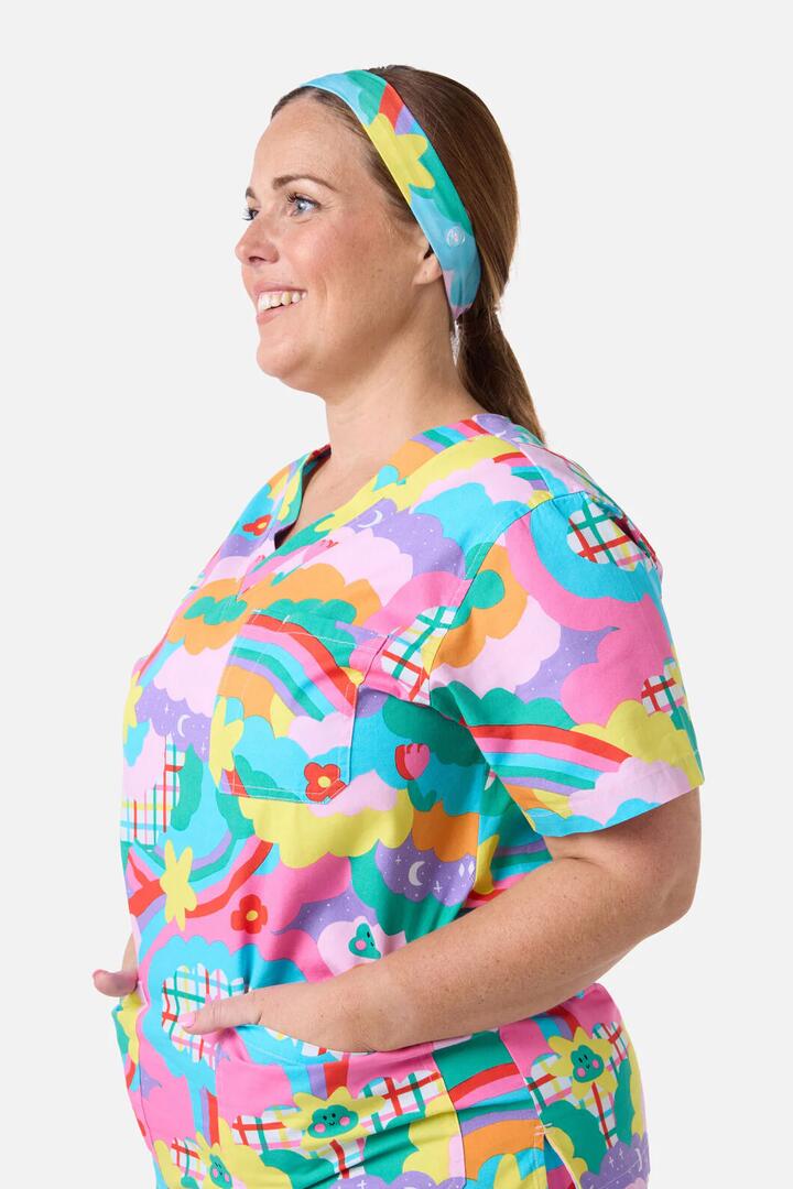 Image of Hair Accessories. Productname: Idolize Scrub Headband in Multi colour by brand - Scrubs With Love