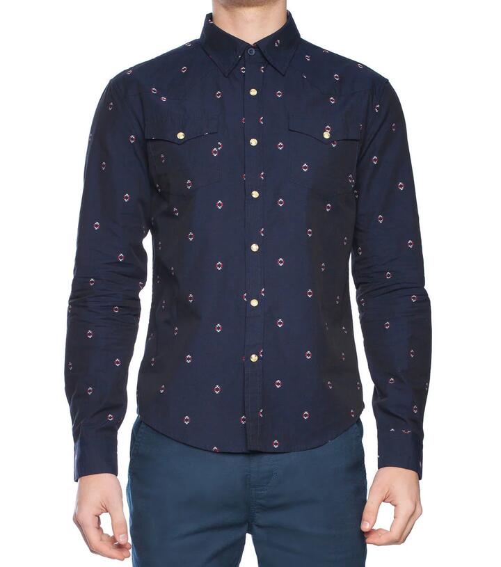 Image of Shirts. Productname: Mineral LS Shirt in Black colour by brand - Revival