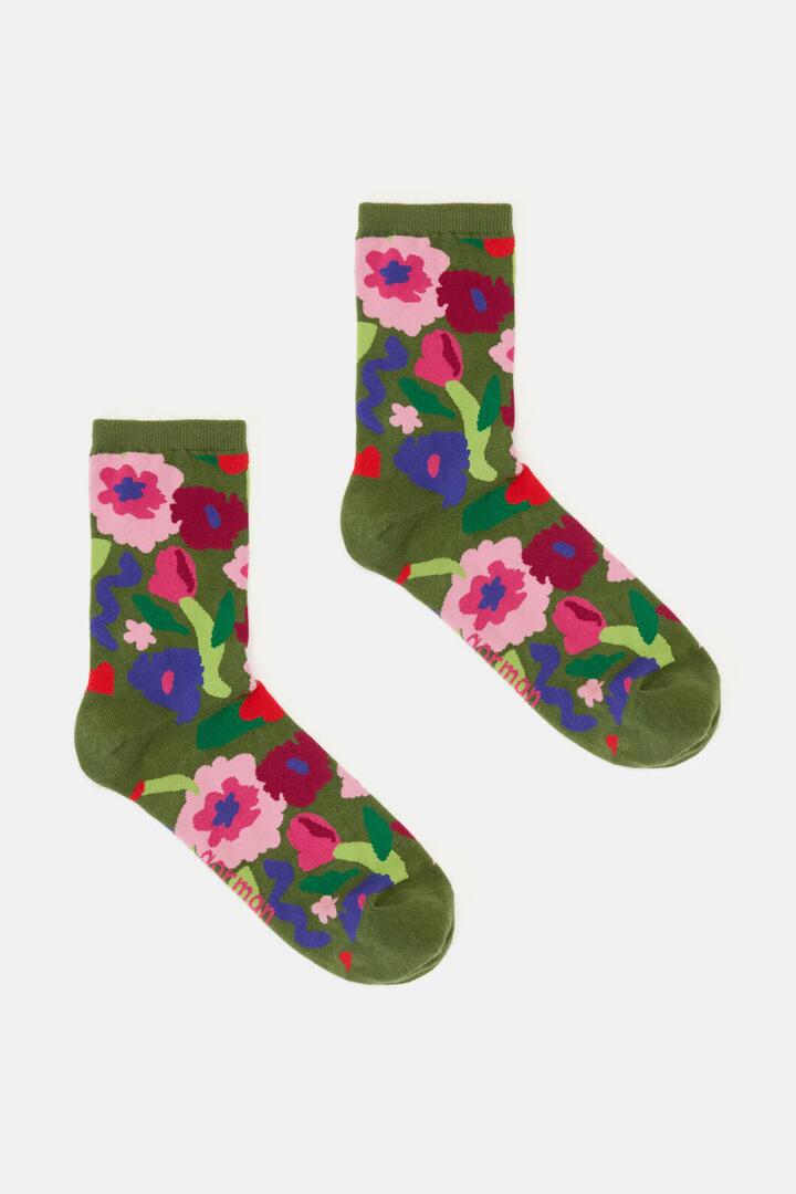 Image of Socks. Product name - Expressionist Crew Sock W in Multi colour by brand - Gorman