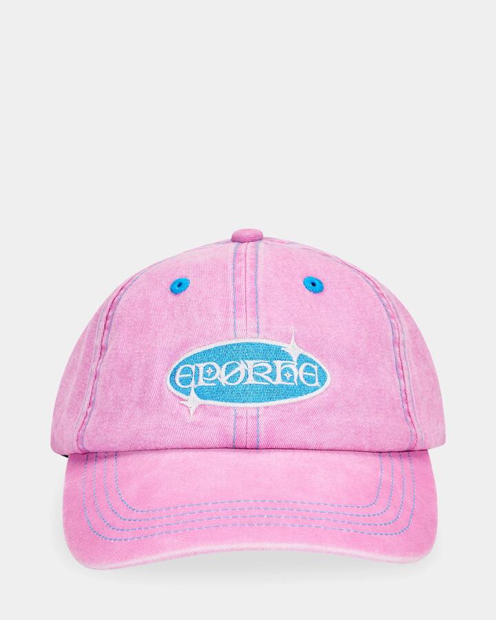 Image of Hats. Product name - Epokhe Womens Luna Cap Coral / Blue Contras in Coral / Blue Contras colour by brand - Epokhe