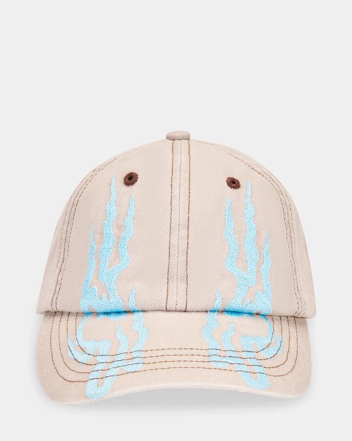Image of Hats. Product name - Epokhe Womens Thomas Townend Art Series Cap Khaki / Blue in Khaki / Blue colour by brand - Epokhe