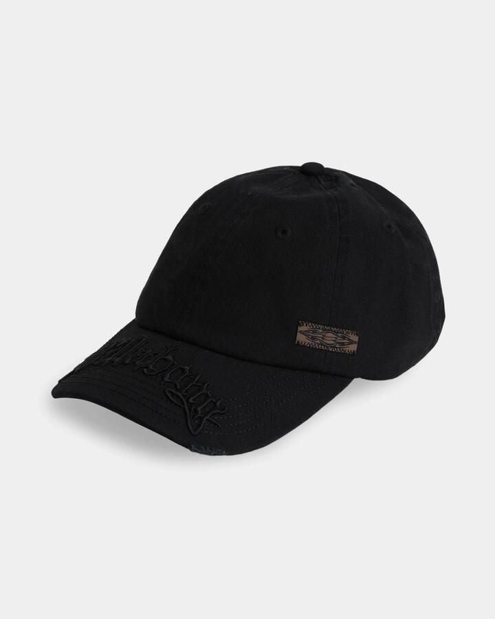 Image of Hats. Product name - Billabong Mens Immortal Arch Cap Black in Black colour by brand - Billabong