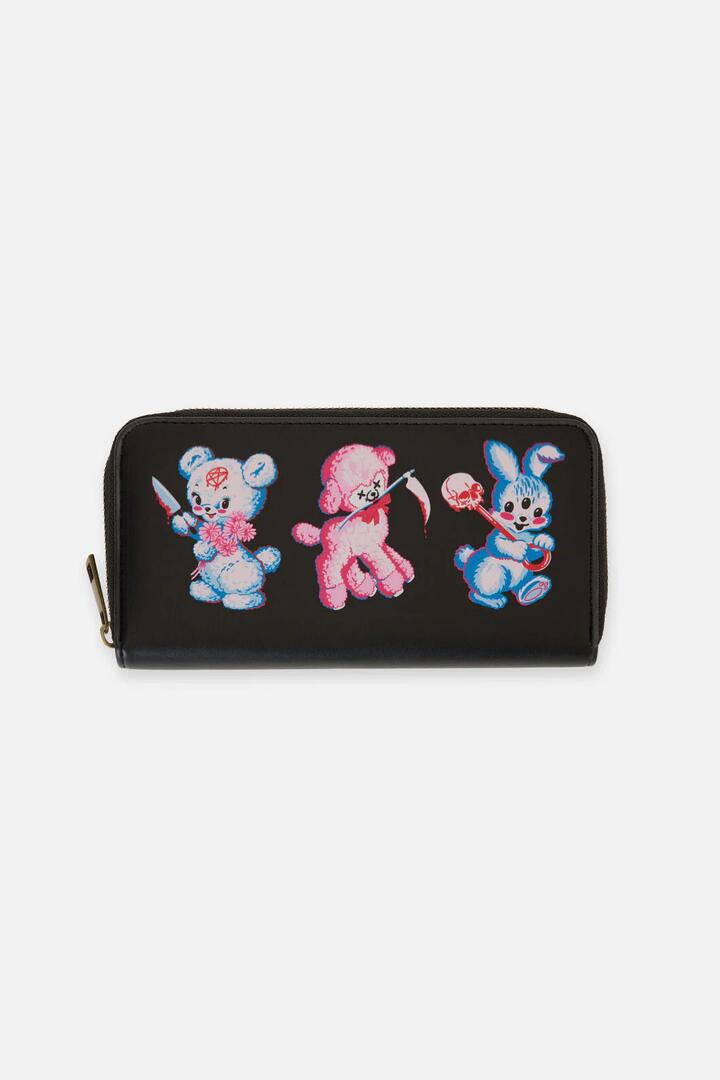 Image of Wallets & Money Clips. Productname: Creeps Goth Wallet in Black colour by brand - Dangerfield