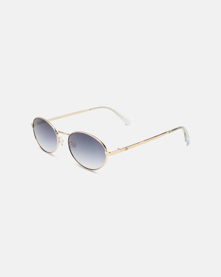 Image of Sunglasses. Product name - Aire Ephermeris Sunglasses Gold/cool Smoke Vegan in Gold/Cool Smoke colour by brand - Novo