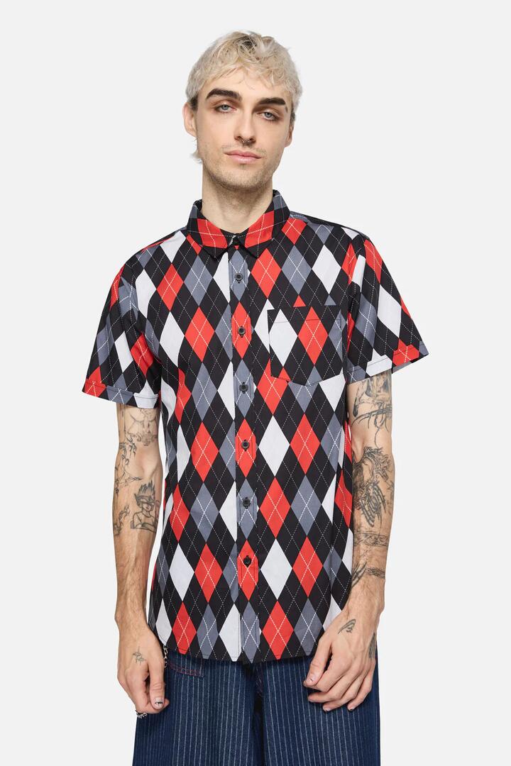 Image of Shirts. Productname: Tricksters Shirt in Multi colour by brand - Dangerfield