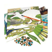 Image of Artwork. Product name - DinosArt Sand & Foil Art in colour by brand - Toymate