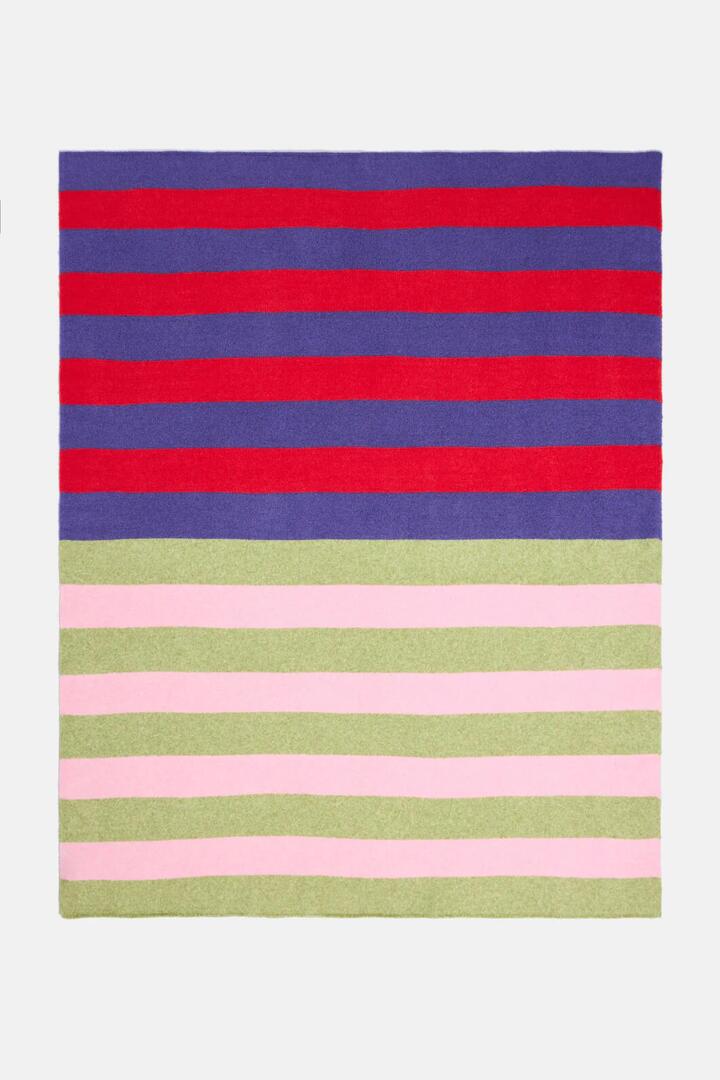 Image of Blankets. Product name - Garden Bed Throw in Stripe colour by brand - Gorman