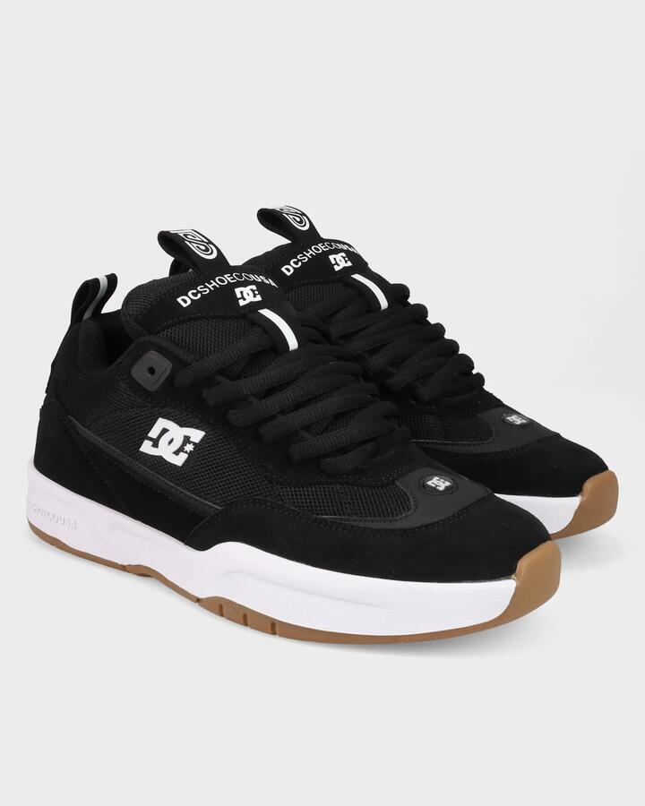 Image of Shoes. Product name - DC Shoes Mens Js2 Skate Shoes Black/White/Gum in Black/White/Gum colour by brand - DC Shoes