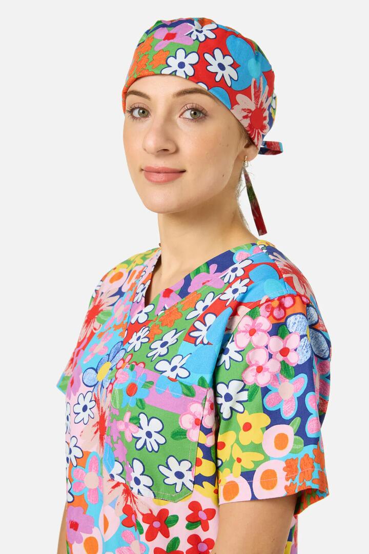 Image of Hats. Product name - Floral Field Scrub Hat in Multi colour by brand - Gorman