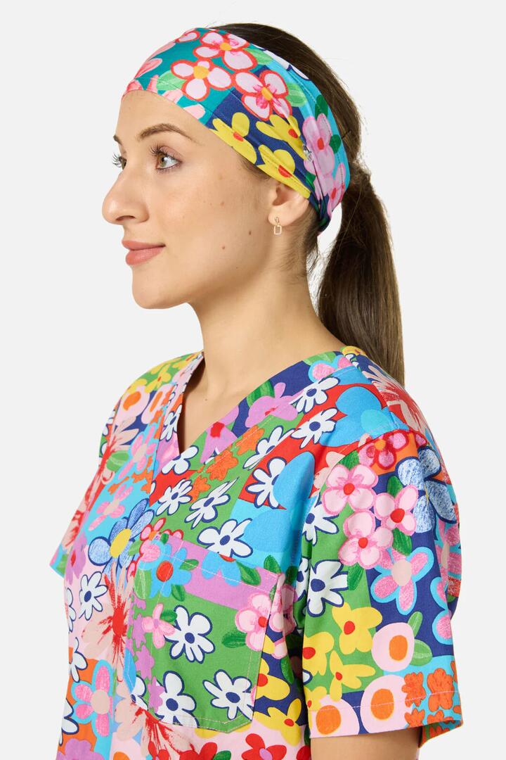 Image of Hats. Product name - Floral Field Scrub Headband in Multi colour by brand - Gorman