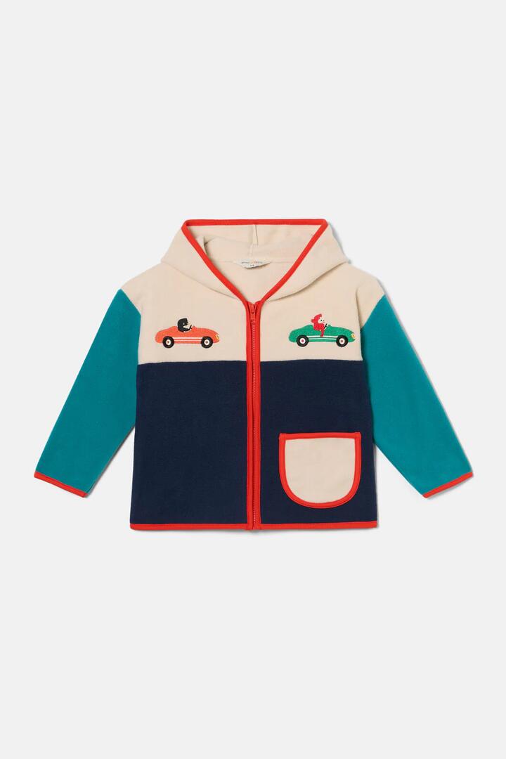 Image of Coats & Jackets. Product name - Cars Kids Fleece Zip Jacket in Multi colour by brand - Gorman