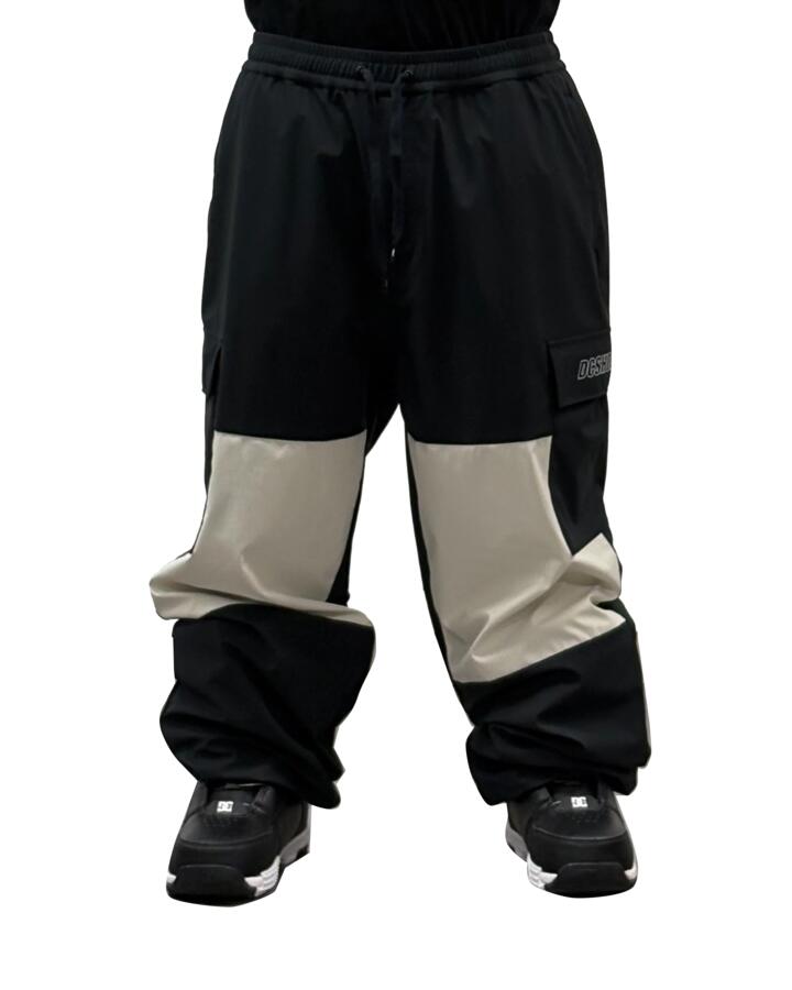 Image of Shoes. Product name - DC Shoes Mens 25 Dc Cargo Snow Pants Black in Black colour by brand - DC Shoes