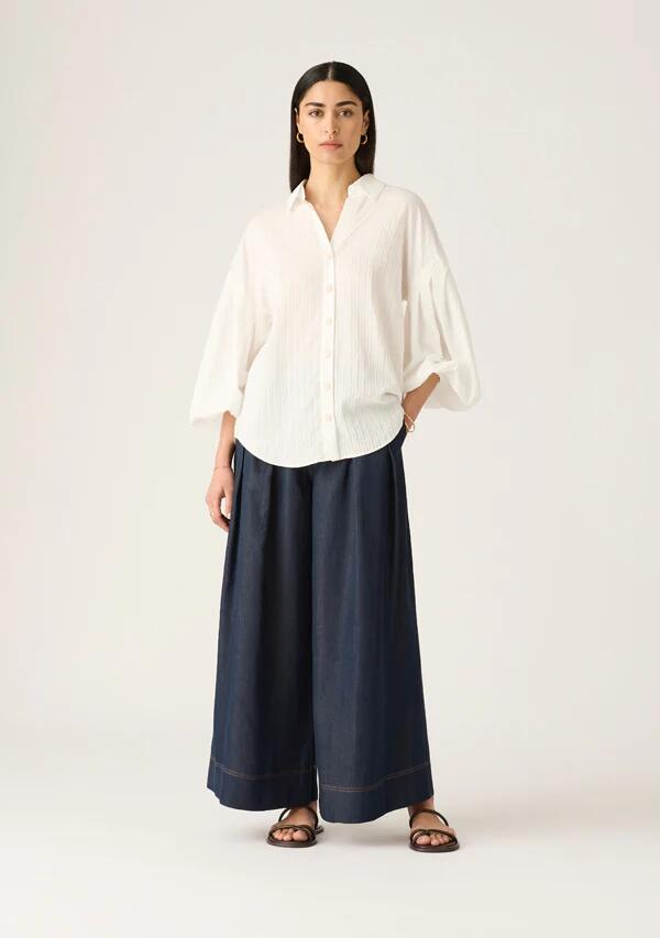 Image of Blouses. Productname: Maia Blouse in Ivory colour by brand - MOS The Label