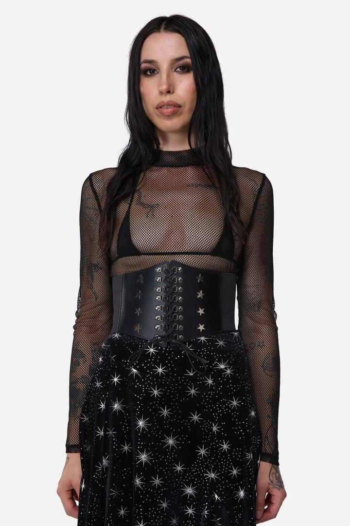 Image of Belts. Productname: Star Waist Belt in Black colour by brand - Dangerfield