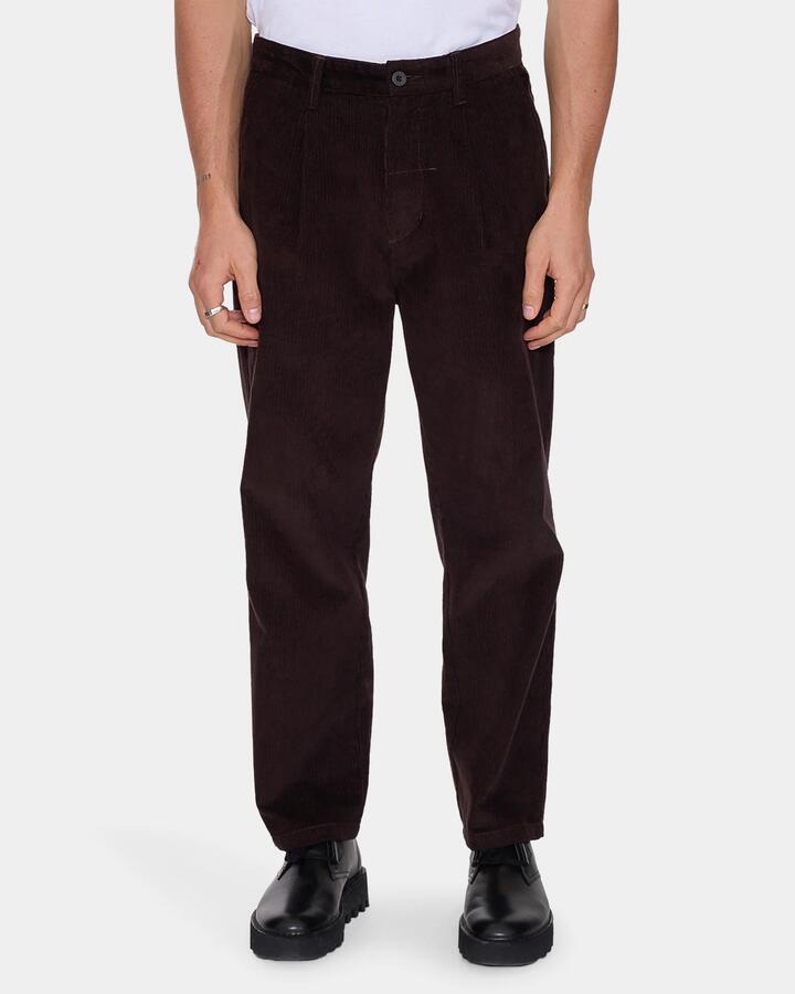 Image of Accessories. Product name - Thrills Mens Slacker Cord Chinos Postal Brown in Postal Brown colour by brand - Thrills