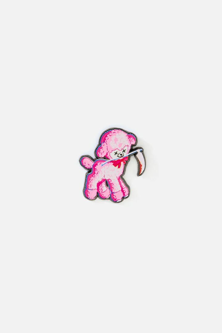 Image of Jewelry. Productname: Creeps Lamb Pin in Pink colour by brand - Dangerfield