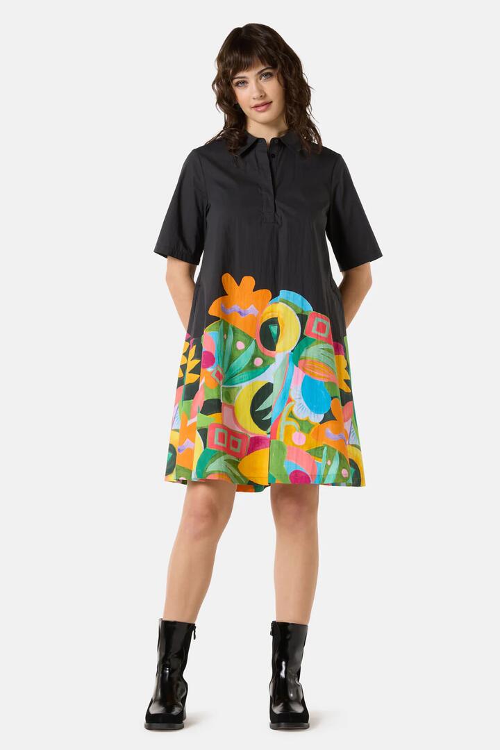 Image of Dresses. Product name - Warm Winter Smock Dress in Print colour by brand - Gorman
