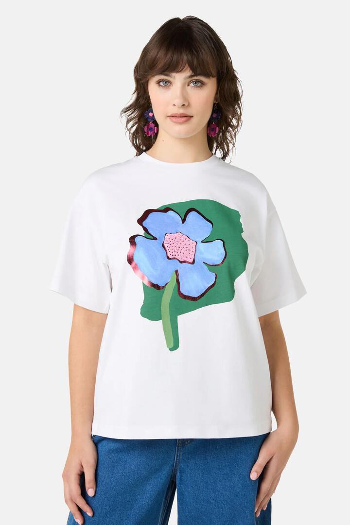 Image of T-Shirts. Product name - Seedlings Placement Foil OSTee in White colour by brand - Gorman