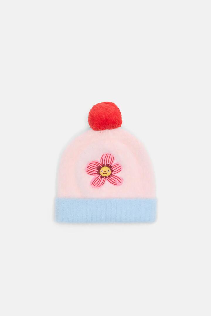 Image of Hats. Product name - Floral Kids Beanie in Multi colour by brand - Gorman