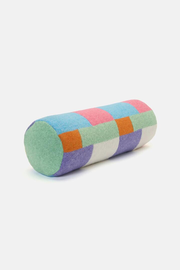 Image of Others. Product name - Patchwork Palette Bolster in Multi colour by brand - Gorman