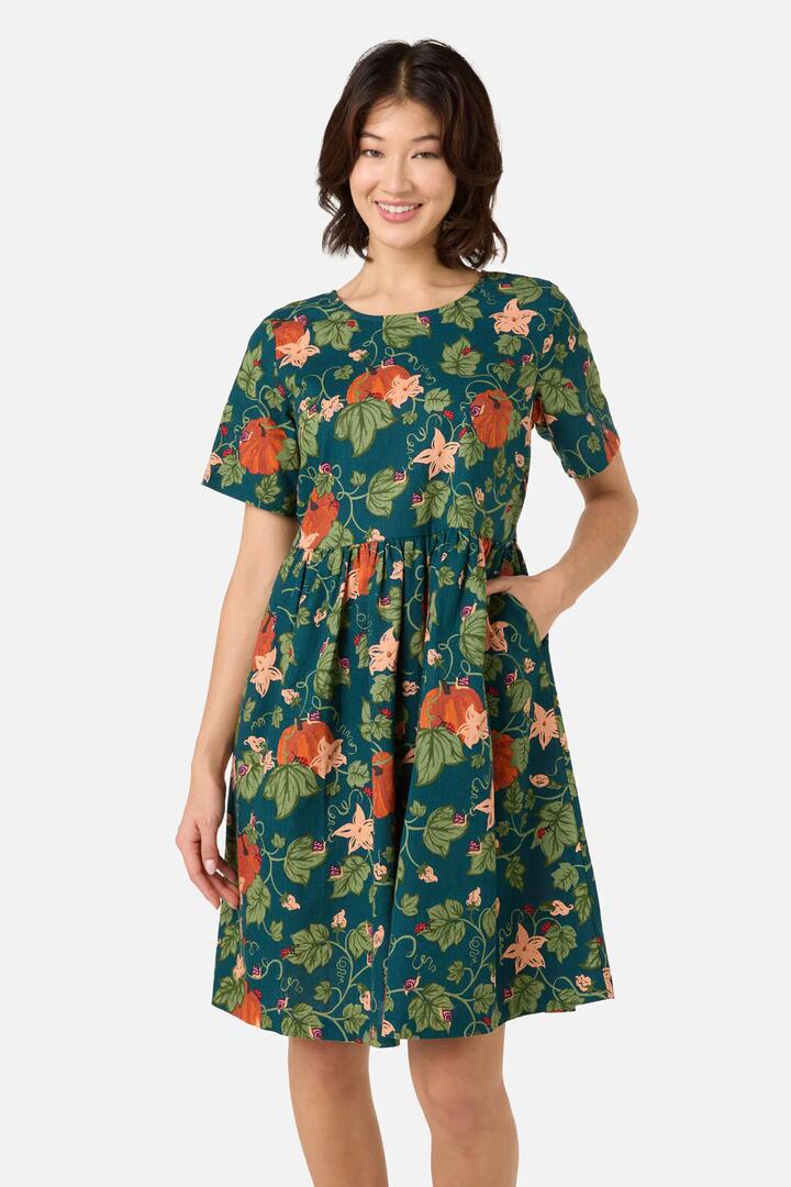Image of Dresses. Productname: Pumpkin Smock Dress in Teal colour by brand - Princess Highway