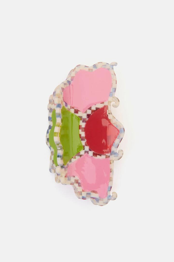 Image of Hair Accessories. Product name - Paisley Parade Hair Claw in Multi colour by brand - Gorman