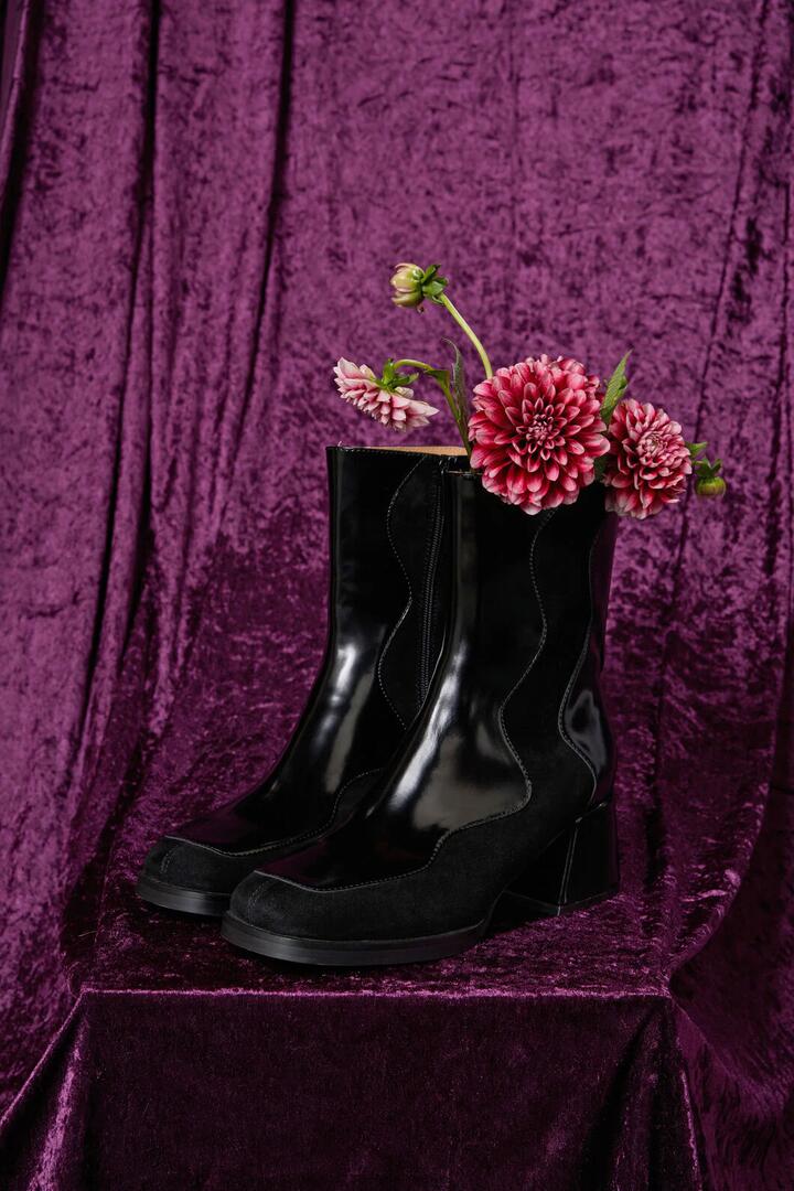 Image of Boots. Product name - Wavelength Boot Black in Black colour by brand - Gorman