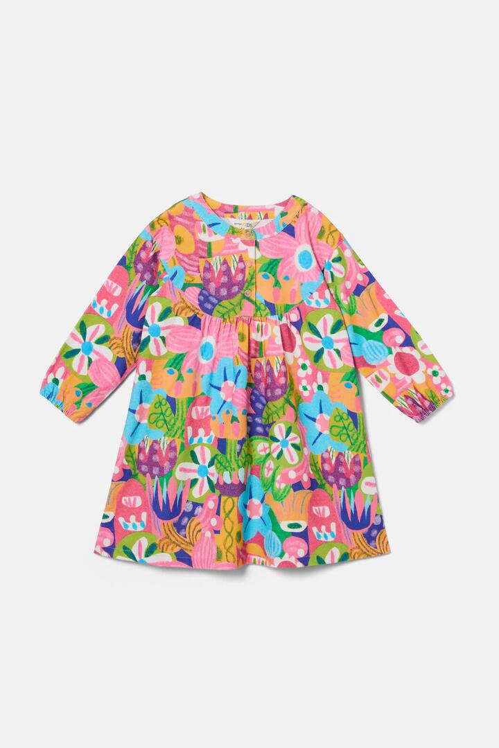 Image of Dresses. Product name - Bold Floral Kids Dress in Multi colour by brand - Gorman