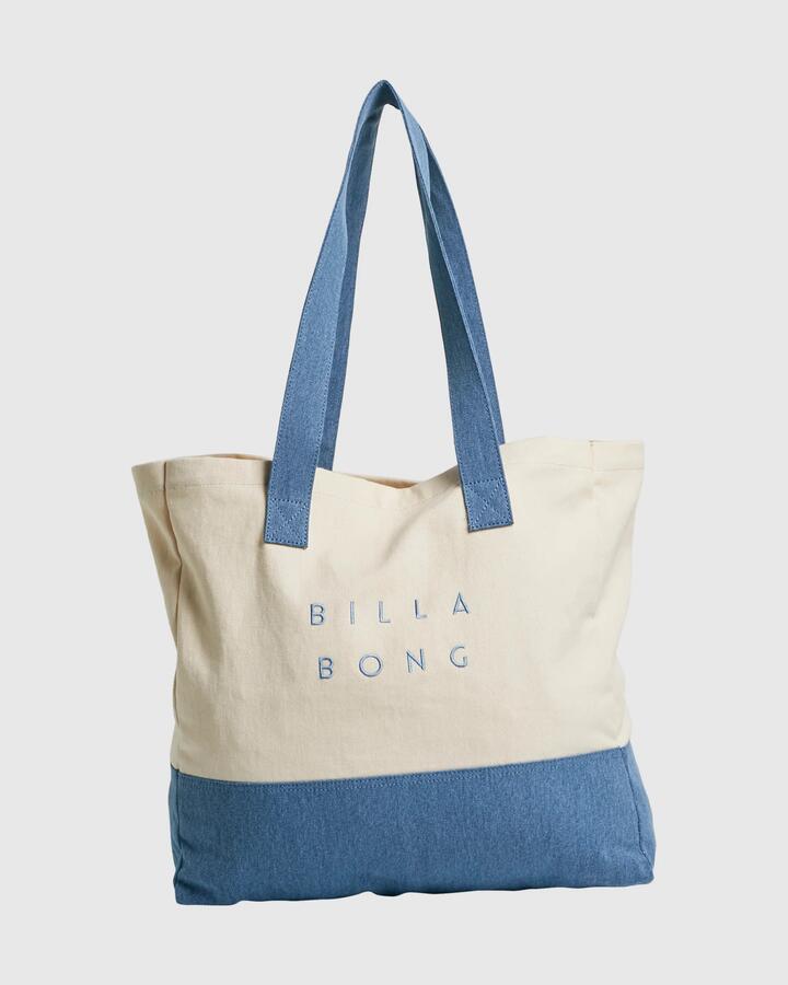 Image of Bags. Product name - Billabong Womens Vivid Beach Tote Bag Pacific Shore in Pacific Shore colour by brand - Billabong