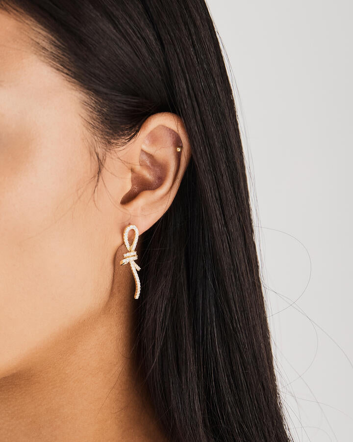 Image of Earrings. Product name - Earring Firefly Metallic in Metallic colour by brand - Novo