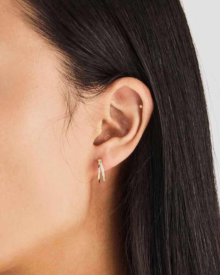 Image of Earrings. Product name - Earring Flubber Metallic in Metallic colour by brand - Novo