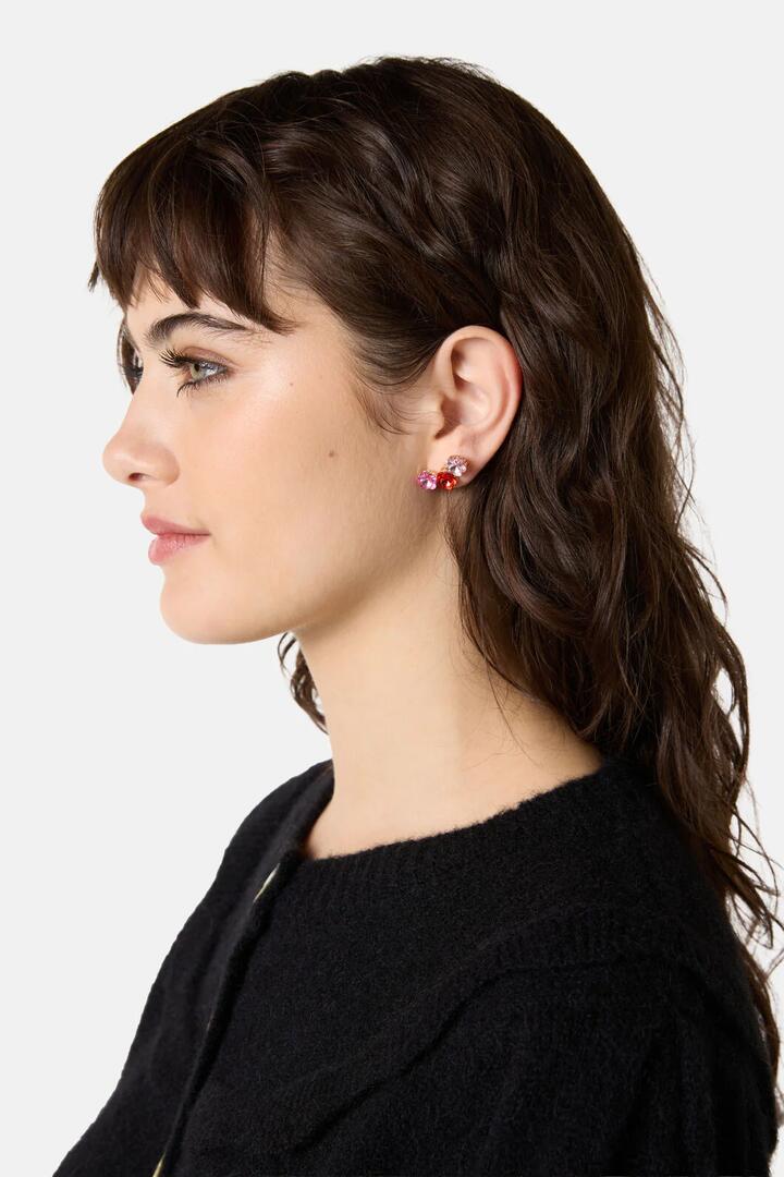 Image of Earrings. Product name - Flower Garland Earrings in Multi colour by brand - Gorman