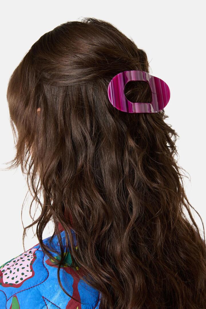 Image of Hair Accessories. Product name - Amelia Hair Claw in Multi colour by brand - Gorman