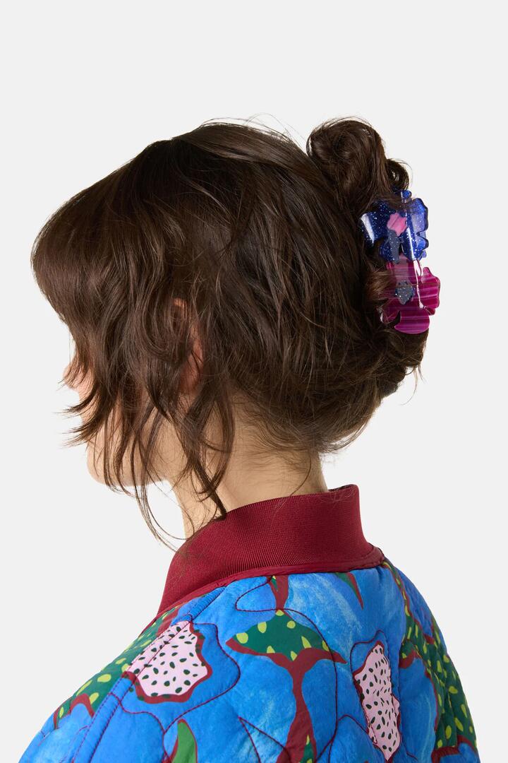 Image of Hair Accessories. Product name - Seedlings Hair Claw in Multi colour by brand - Gorman