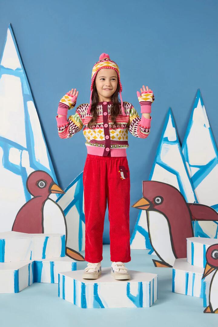 Image of Cardigans. Product name - Abstract Kids Cardigan in Multi colour by brand - Gorman