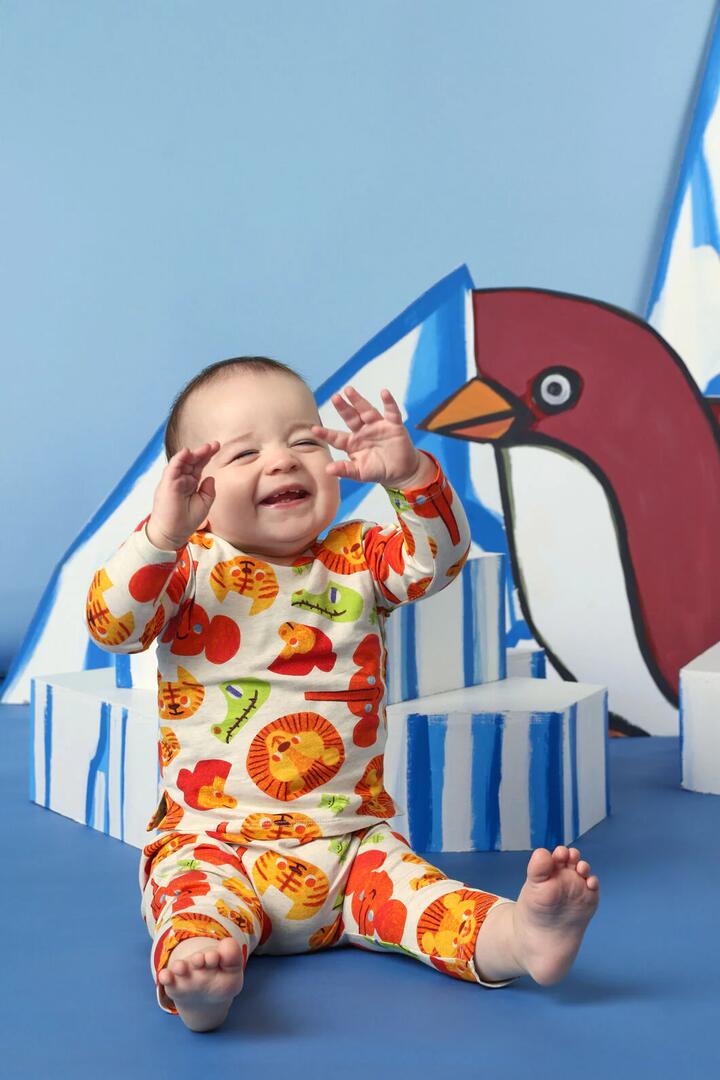 Image of T-Shirts. Product name - Animal Heads Baby T-Shirt in Multi colour by brand - Gorman