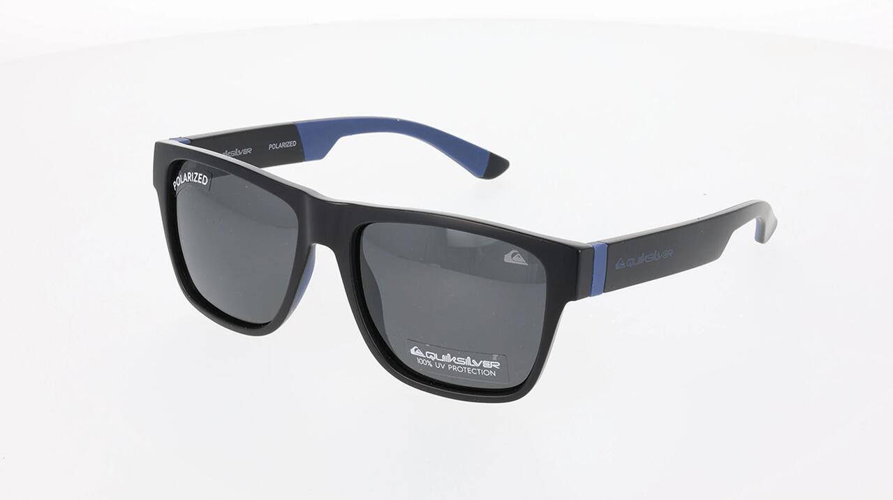 Image of Sunglasses. Product name - Quiksilver Castaway Polarised Sunglasses Black in Black colour by brand - Quiksilver