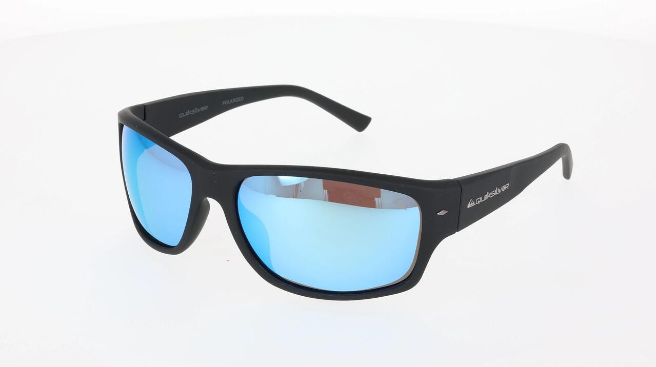 Image of Sunglasses. Product name - Quiksilver Wind Wave Rubberized Polarised Sunglasses Rubberized Black in Rubberized Black colour by brand - Quiksilver