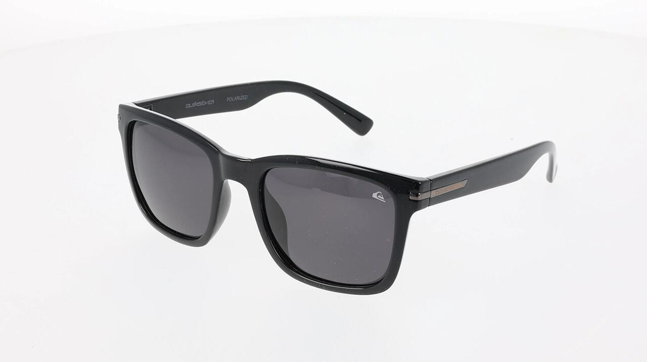 Image of Sunglasses. Product name - Quiksilver Driftwood Polarised Sunglasses Black in Black colour by brand - Quiksilver