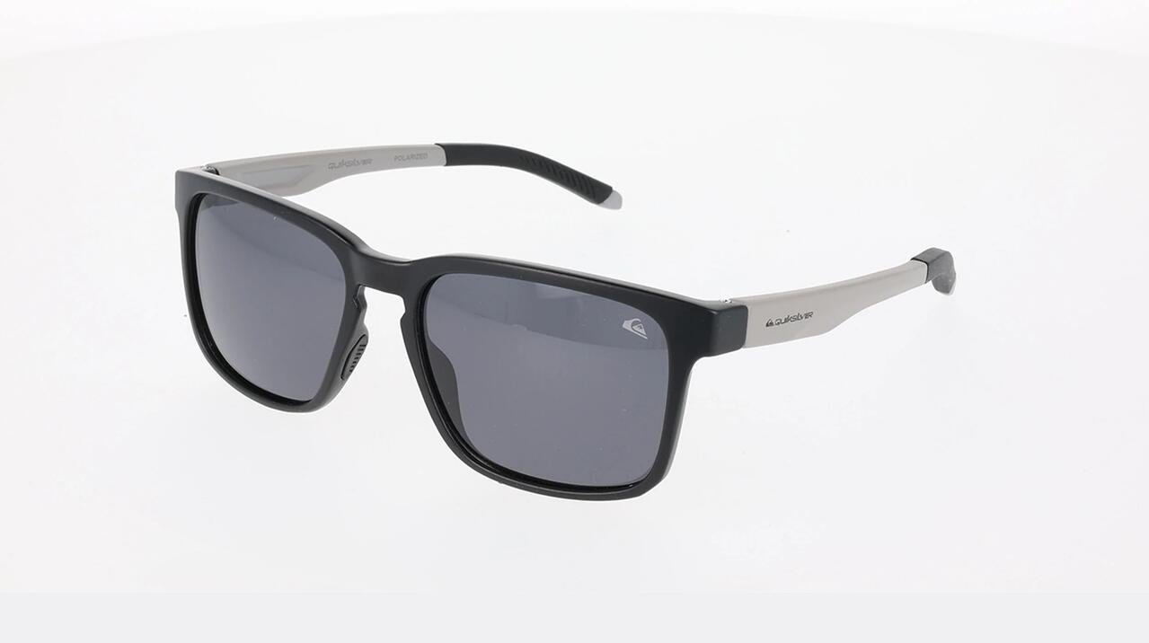 Image of Sunglasses. Product name - Quiksilver Seas The Day Polarised Sunglasses Black in Black colour by brand - Quiksilver