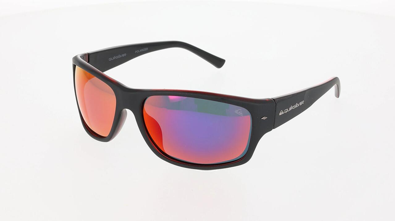 Image of Sunglasses. Product name - Quiksilver Wind Wave Polarised Sunglasses Matte Black in Matte Black colour by brand - Quiksilver