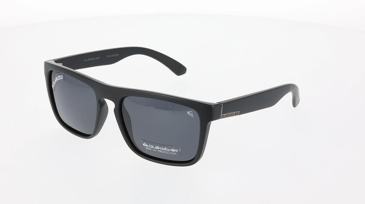 Image of Sunglasses. Product name - Quiksilver Oceanview Polarised Sunglasses Black in Black colour by brand - Quiksilver