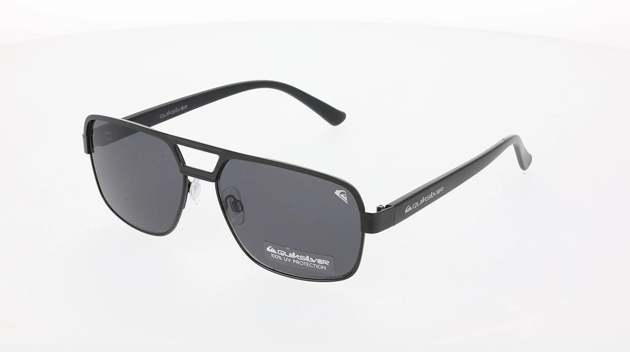 Image of Sunglasses. Product name - Quiksilver Island Haze Sunglasses Black in Black colour by brand - Quiksilver