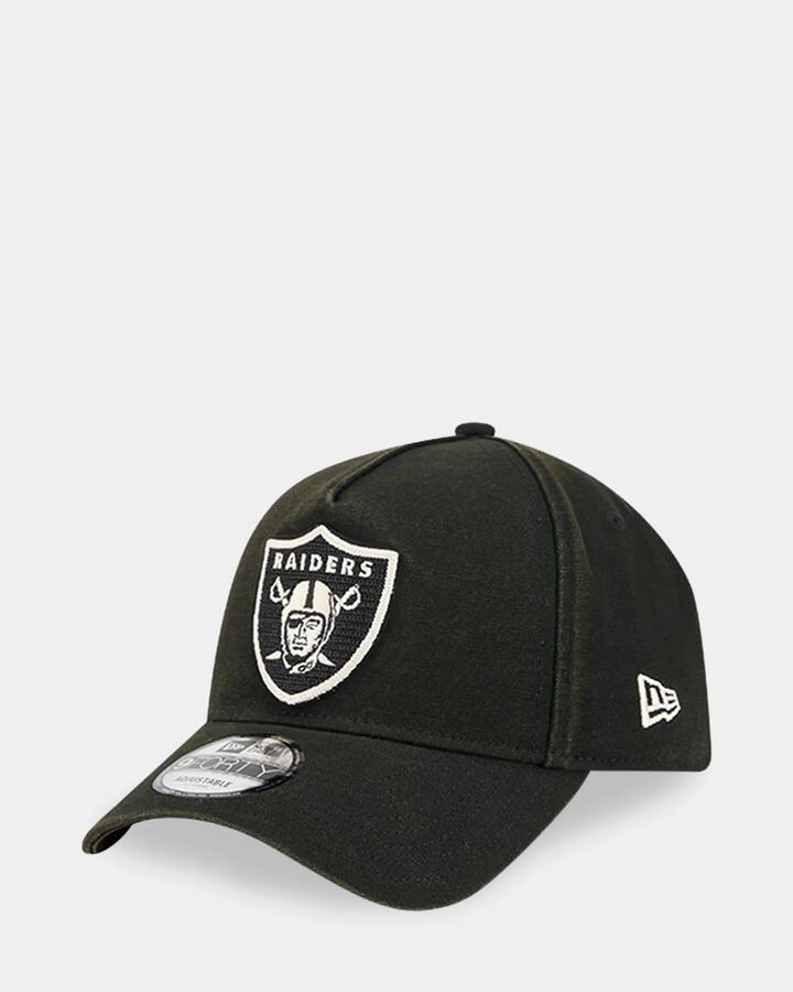 Image of Hats. Product name - New Era 9Forty A-Frame Los Angeles Dodgers Cap Black in Black colour by brand - New Era